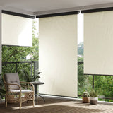 VidaXL Balcony screen 165x250 cm Cream -colored