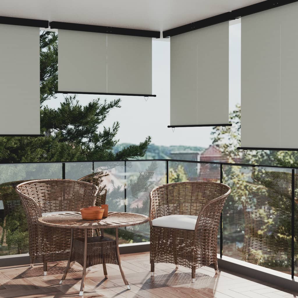 Vidaxl Balkon zaslon 165x250 cm siva