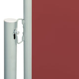 VidaXL Windscherm uittrekbaar 117x300 cm rood