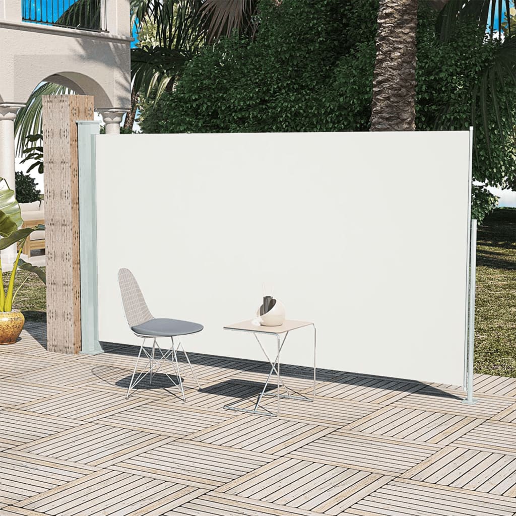 Vidaxl Garden Screen Excedable 160x300 cm creme -geläutet