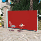 Vidaxl Garden Bildschirm ausziehbar 160 x 300 cm rot