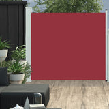 Vidaxl Garden Bildschirm Ausziehbar 170 x 300 cm rot