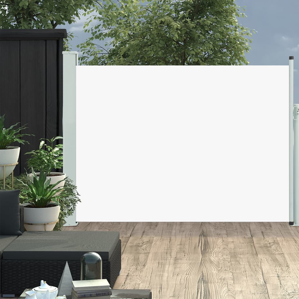 Vidaxl haveskærm Udvides 117x500 cm creme