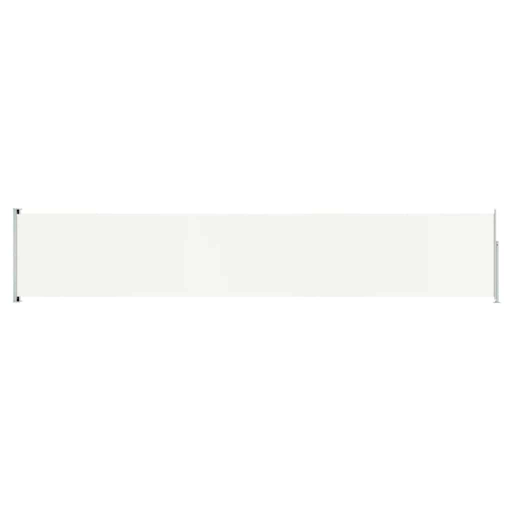 Vidaxl Garden Screen Extendable 117x600 cm Cream -Colored