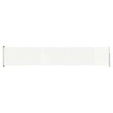 Vidaxl Garden Screen Extendable 117x600 cm Cream -Colored