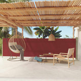 Vidaxl Garden Bildschirm ausziehbar 140 x 600 cm rot