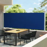 Vidaxl Garden Bildschirm ausziehbar 160 x 600 cm blau