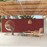 Vidaxl Garden Bildschirm ausziehbar 180x600 cm rot