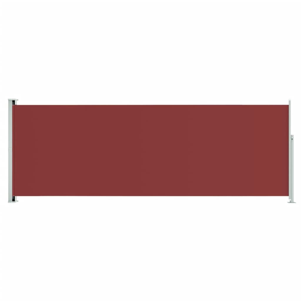 Vidaxl Garden Screen ausziehbar 220x600 cm rot