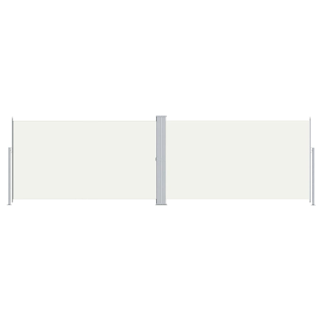 Vidaxl Windshield utdragbar 180x600 cm Cream -Colored