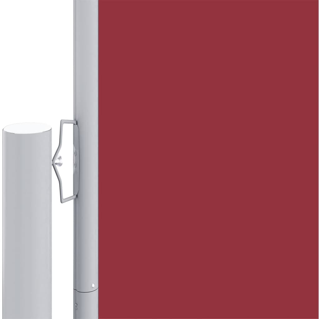 VidaXL Windscherm uittrekbaar 220x600 cm rood