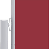 VidaXL Windscherm uittrekbaar 180x1000 cm rood