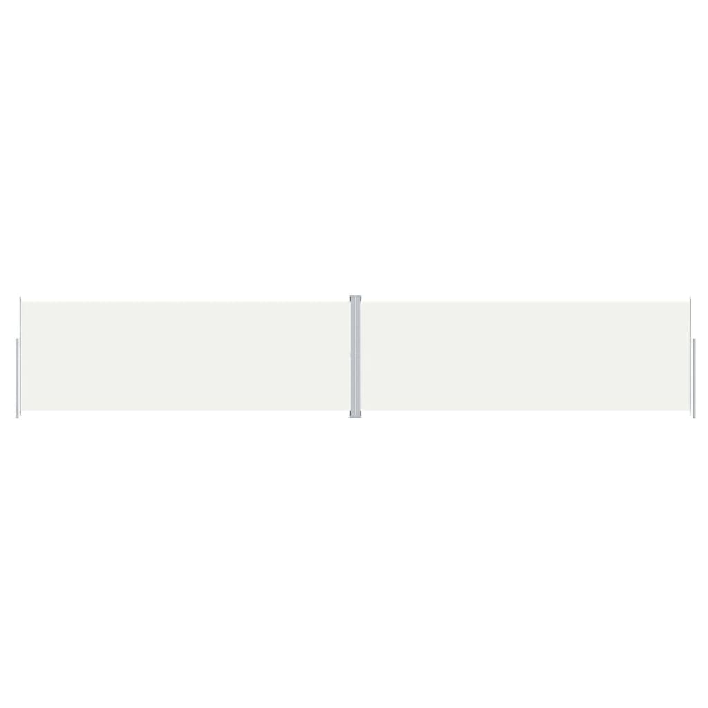 Vidaxl Windshield utdragbar 220x1200 cm Cream -Colored