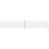 Vidaxl Windshield utdragbar 220x1200 cm Cream -Colored