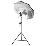 Vidaxl Studio Luuchte Set mat Tripods a Regenbrellas