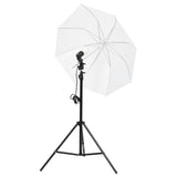 Vidaxl Studio Lighting Set con fondos y paraguas