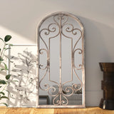 Vidaxl mirror 70x30 cm iron sand -colored