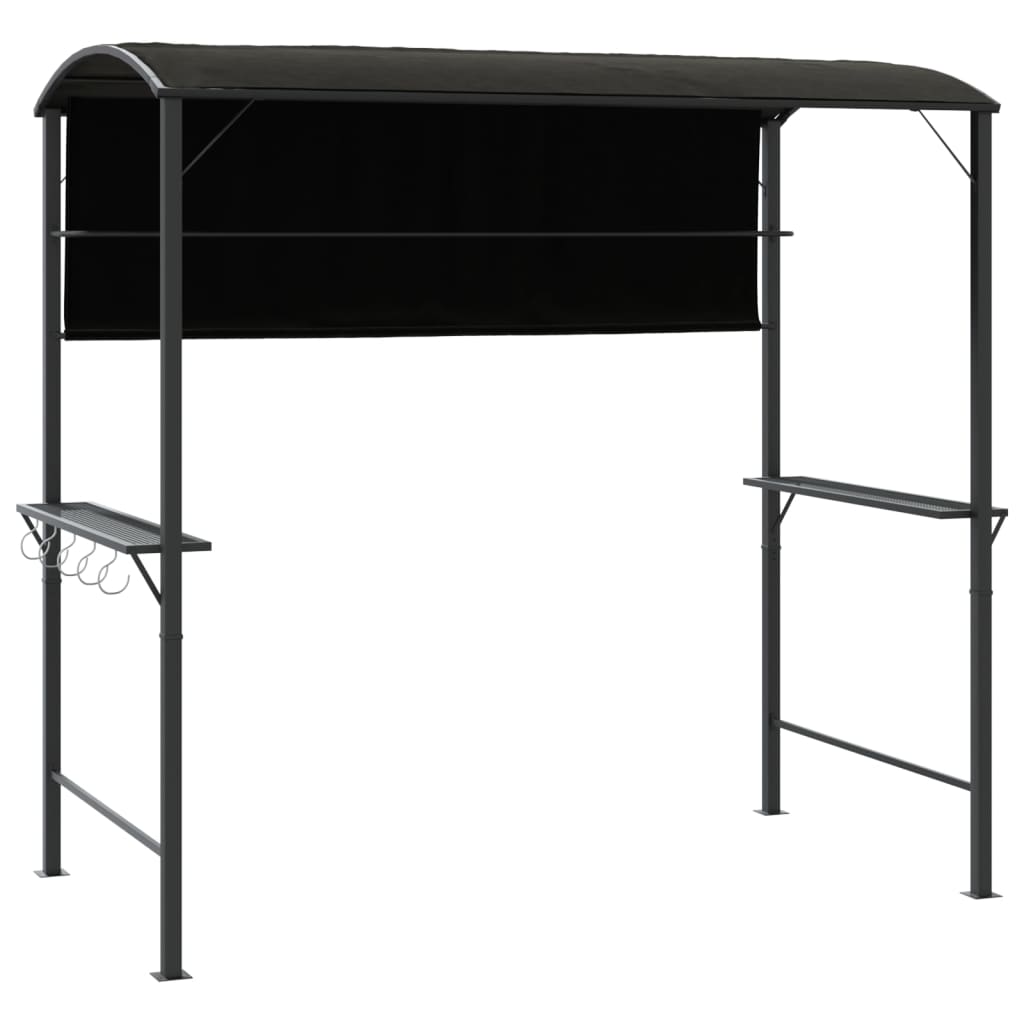 Vidaxl Arbor med tak 220x110x200 cm Anthracite -färgad