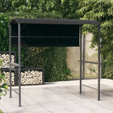 Vidaxl Arbor med tak 220x110x200 cm Anthracite -färgad