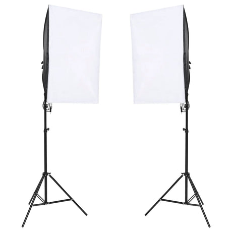 VidaXL Fotostudioset met verlichtingsset en achtergrond