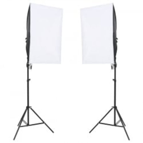 VidaXL Fotostudioset met verlichtingsset en achtergrond