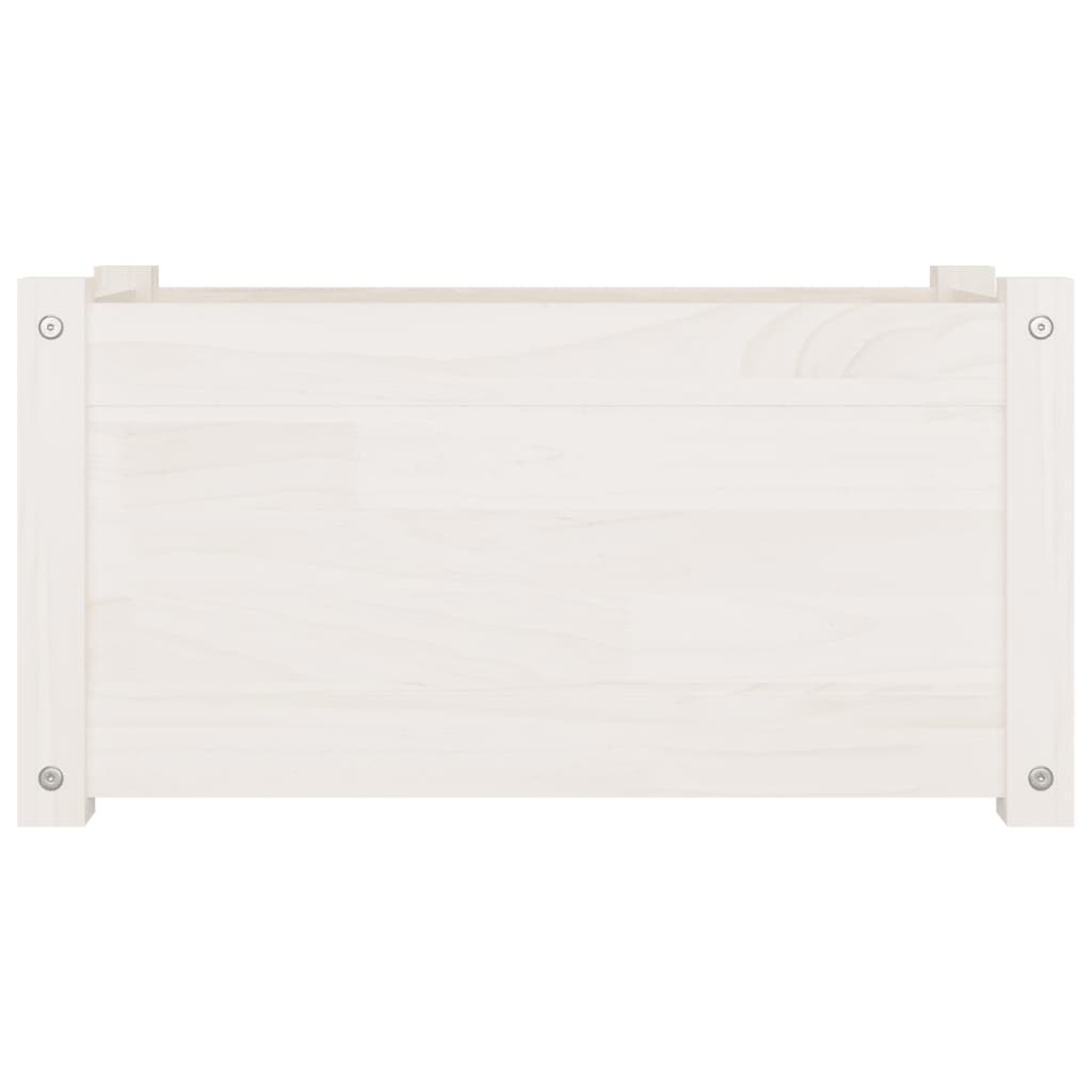 Vidaxl Planning Box 60x31x31 cm Solid Pine White