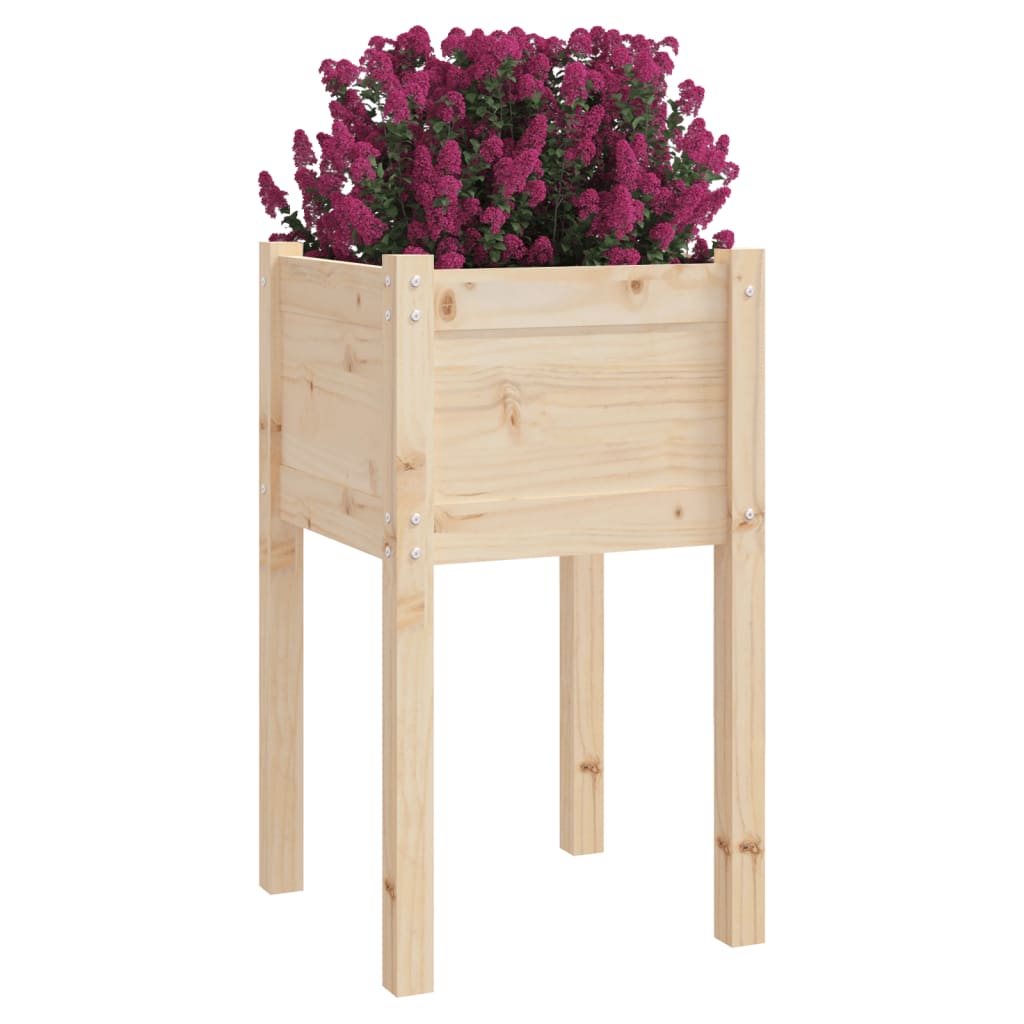 Vidaxl Planters 2 St 40x40x70 cm Solid fyrretræ