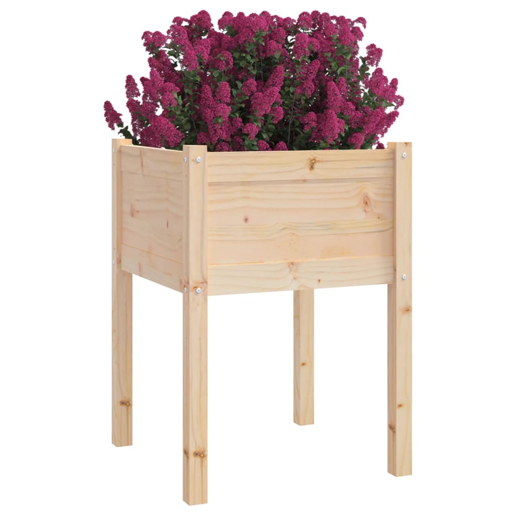 Vidaxl Planters 2 St 50x50x70 cm Solid fyrretræ