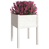 Vidaxl Planters 2 St 50x50x70 cm Solid Pine White