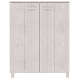 Vidaxl Shoe cabinet Hamar 85x40x108 cm Solid pine white