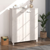 Vidaxl Shoe cabinet Hamar 85x40x108 cm Solid pine white