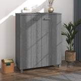 Vidaxl Shoe cabinet Hamar 85x40x108 cm Solid pine Dark gray