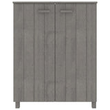 VidaXL shoe cabinet Hamar 85x40x108 cm Solid pine light gray