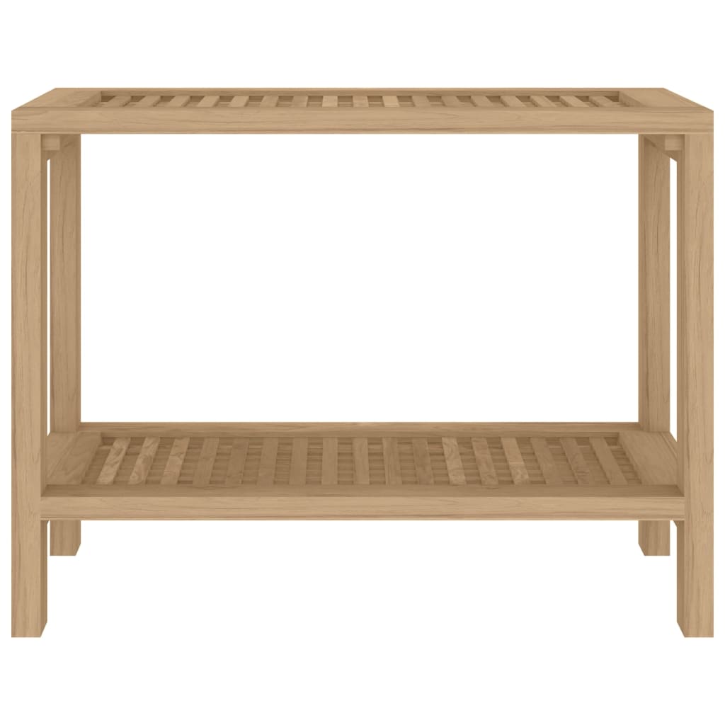 Vidaxl badeværelse Tabel 60x30x45 cm solid teak