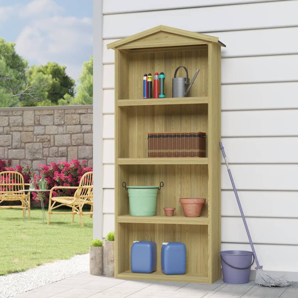 Vidaxl Garden Shed 87x33x222 cm Imprægneret fyrretræ