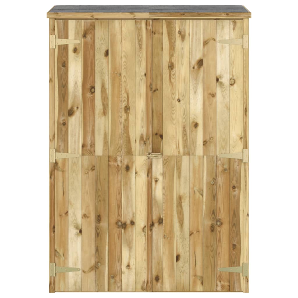 Vidaxl Garden Shed 123x45x171 cm Imprægneret fast fyrretræ