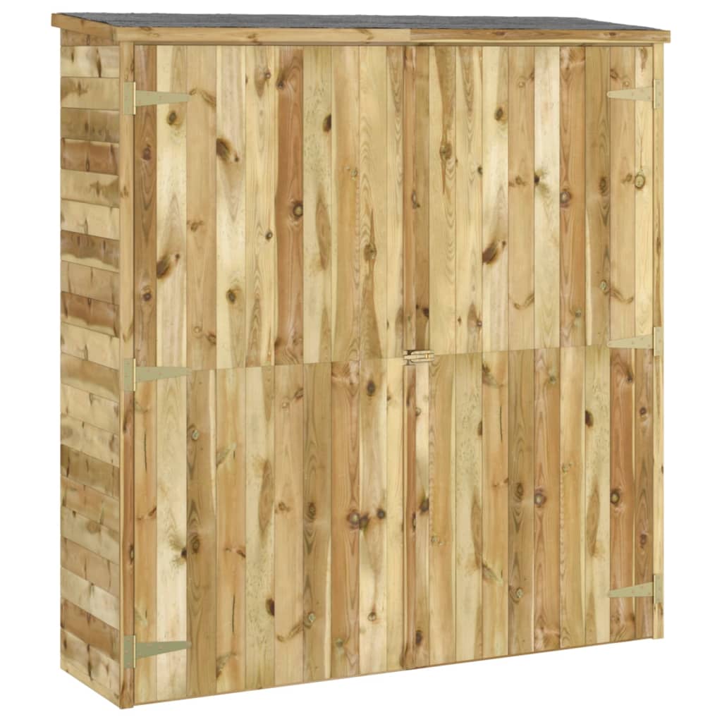 Vidaxl Garden Shed 163x50x171 cm Solid fyrretræ