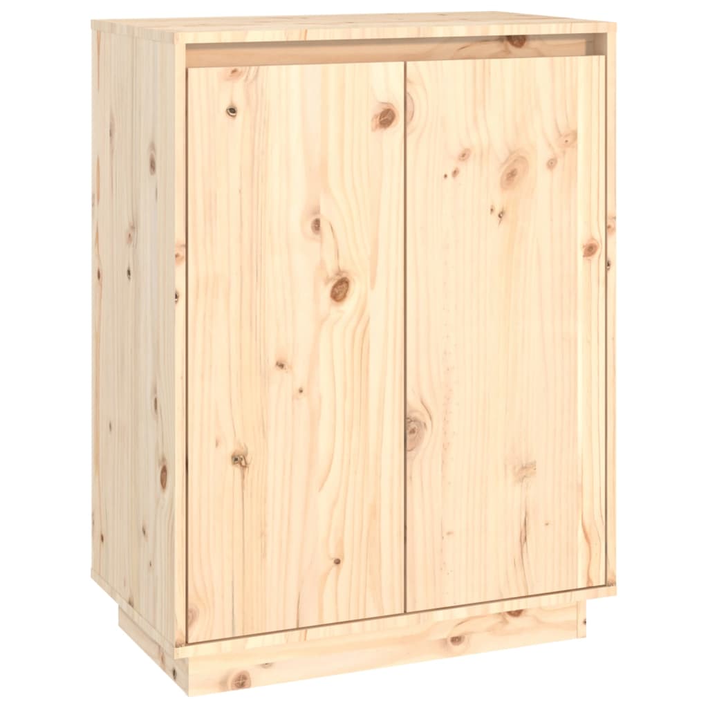 Vidaxl Shoe cabinet 60x35x80 cm Solid pine