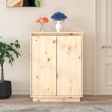 Vidaxl Shoe cabinet 60x35x80 cm Solid pine