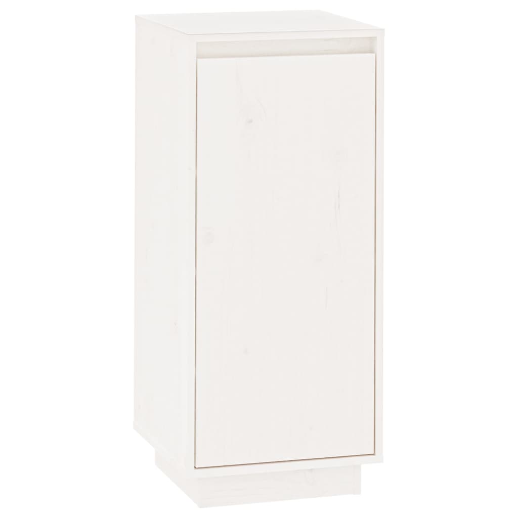 Vidaxl Shoe cabinet 35x35x80 cm Solid pine white