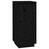 Vidaxl Shoe cabinet 35x35x80 cm Solid pine black