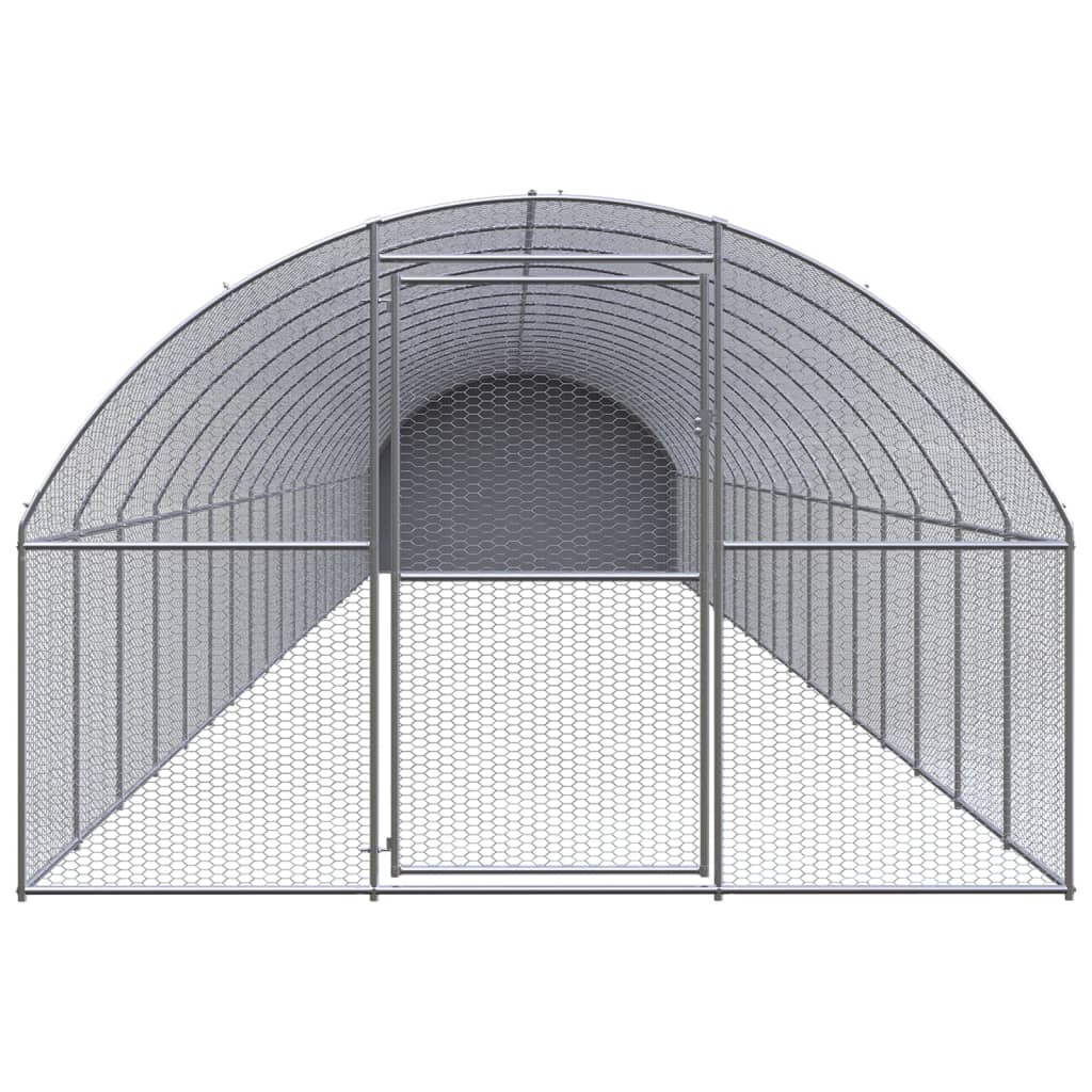 Vidaxl Chicken Run 3x20x2 M Galvanisé Steel