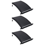 VidaXL Zwembadverwarmingspaneel solar 3 st gebogen 110x65 cm