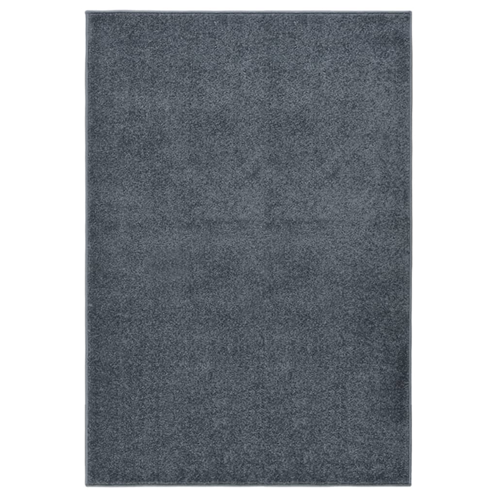 Vidaxl rug Kortpolig 200x290 cm anthracite -colored