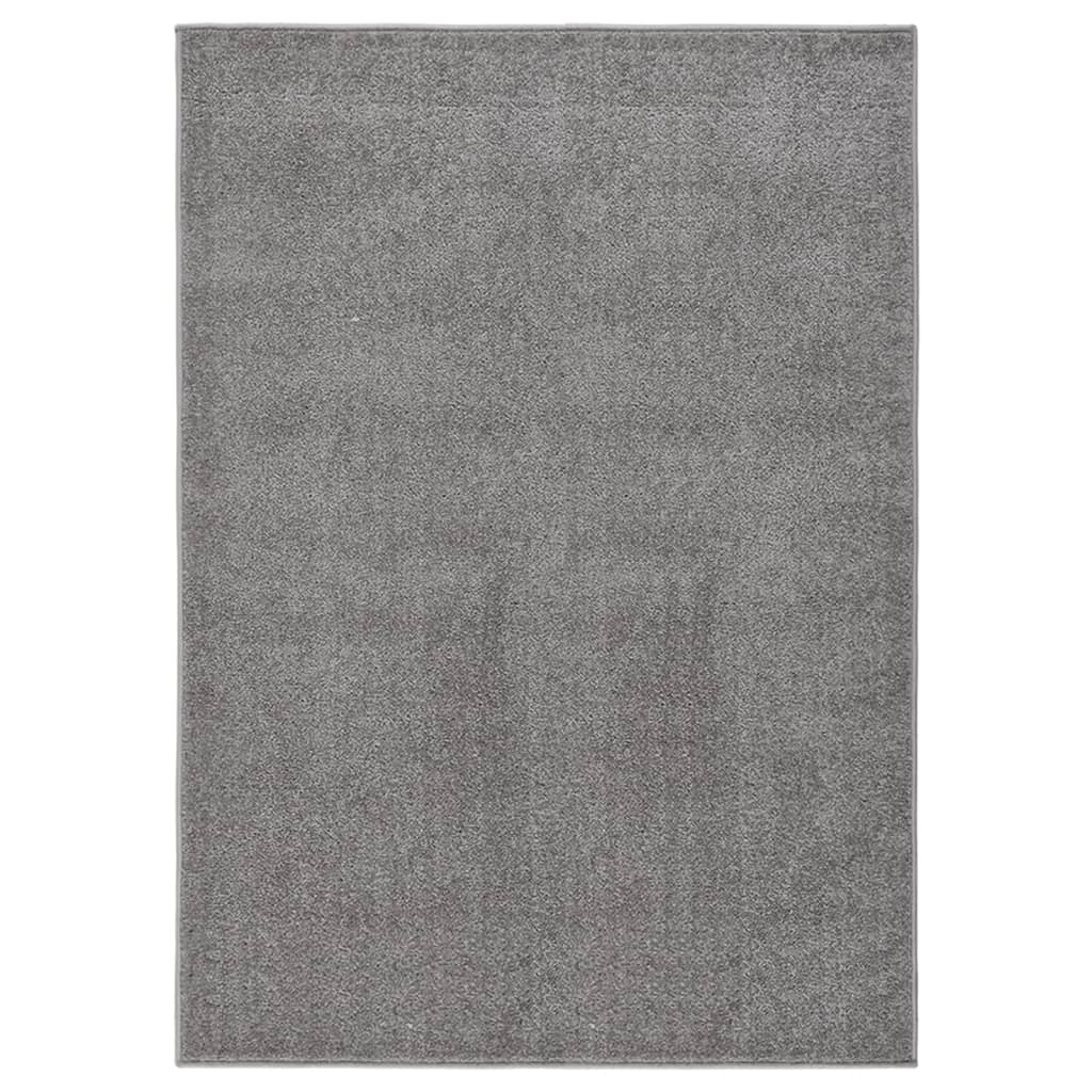 Viaxl tapis kortpolig 240x340 cm gris