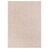 Viaxl tapis kortpolig 140x200 cm beige sombre