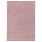 Vidaxl Rug Kortpolig 120x170 cm rosa