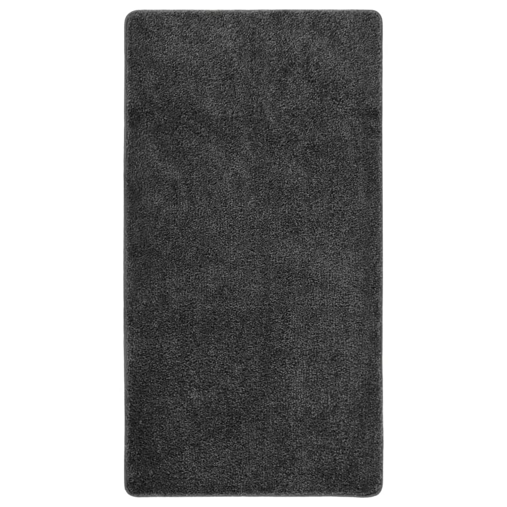 Vidaxl rug Shaggy Anti-Slip 80x150 cm Dark gray