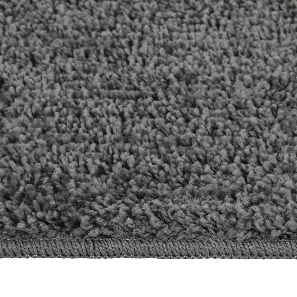 Vidaxl rug Shaggy Anti-Slip 80x150 cm Dark gray