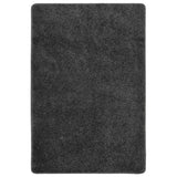 Vidaxl Rug Shaggy Anti-Slip 140x200 cm mørkegrå